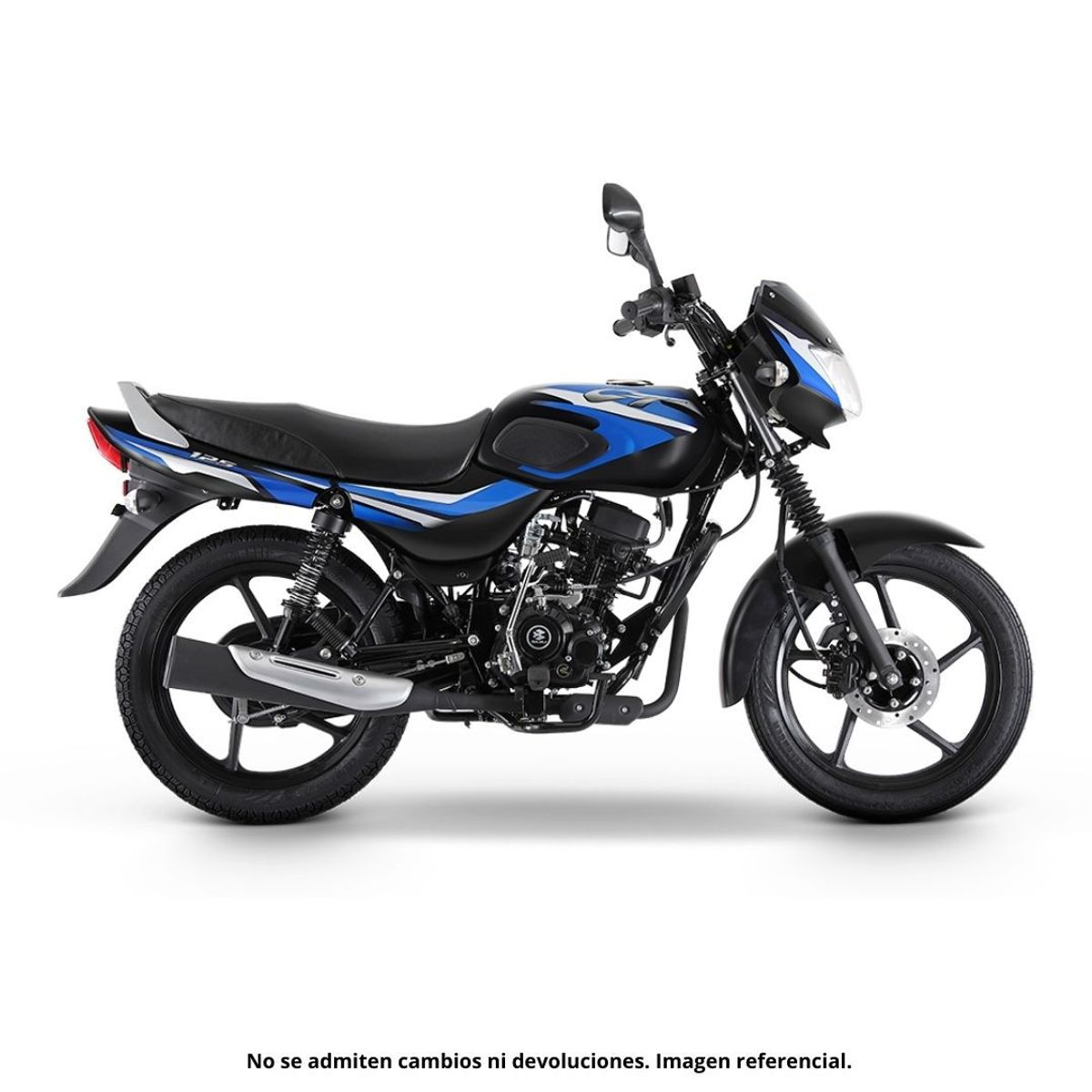 BAJAJ - MOTO PARA DELIVERY CT 125 - NEGRO/AZUL