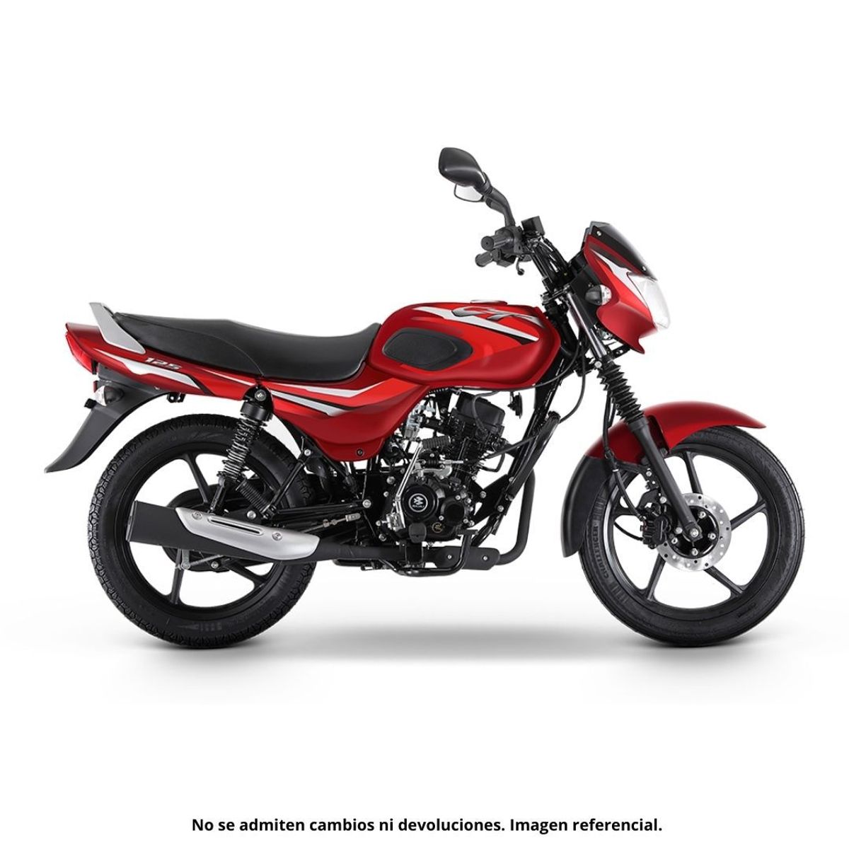 BAJAJ - MOTO PARA DELIVERY CT 125 - ROJO.