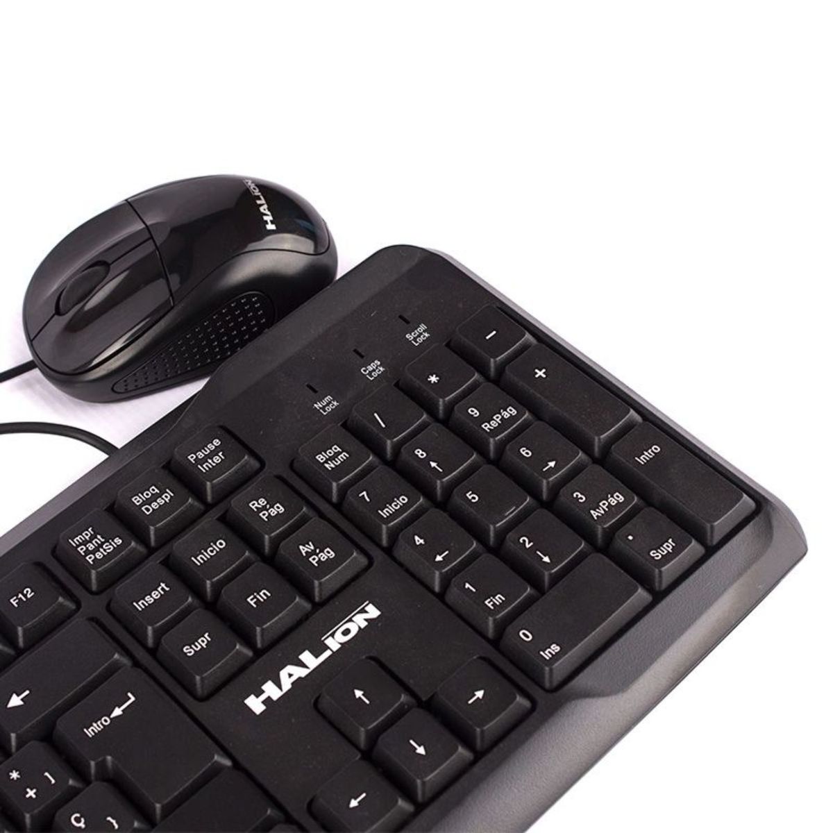 HALION - Kit Office Mouse y Teclado USB HALION HA-K429C