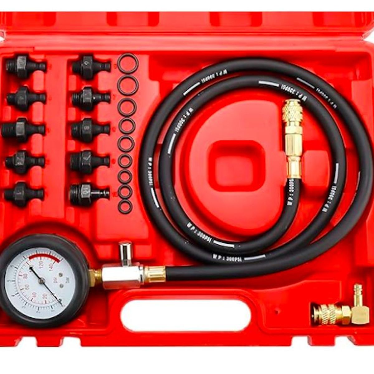 GENERICO - KIT MEDIDOR DE PRESIÓN DE ACEITE 13 PCS WORKTOOLS