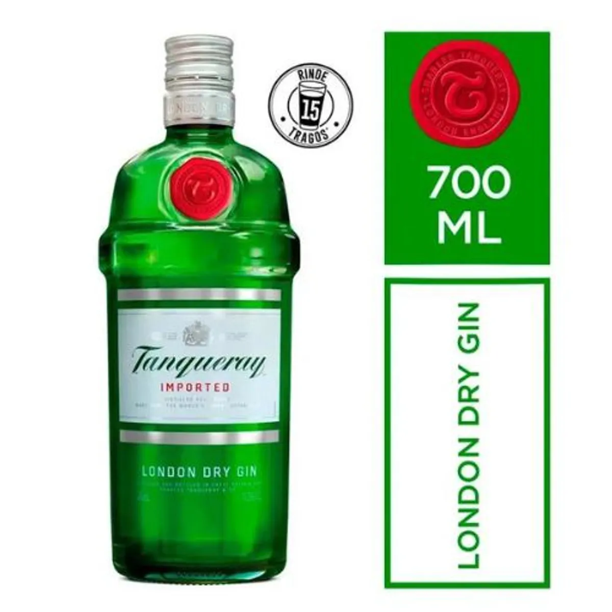 TANQUERAY - Gin TANQUERAY London Dry Botella 700ml