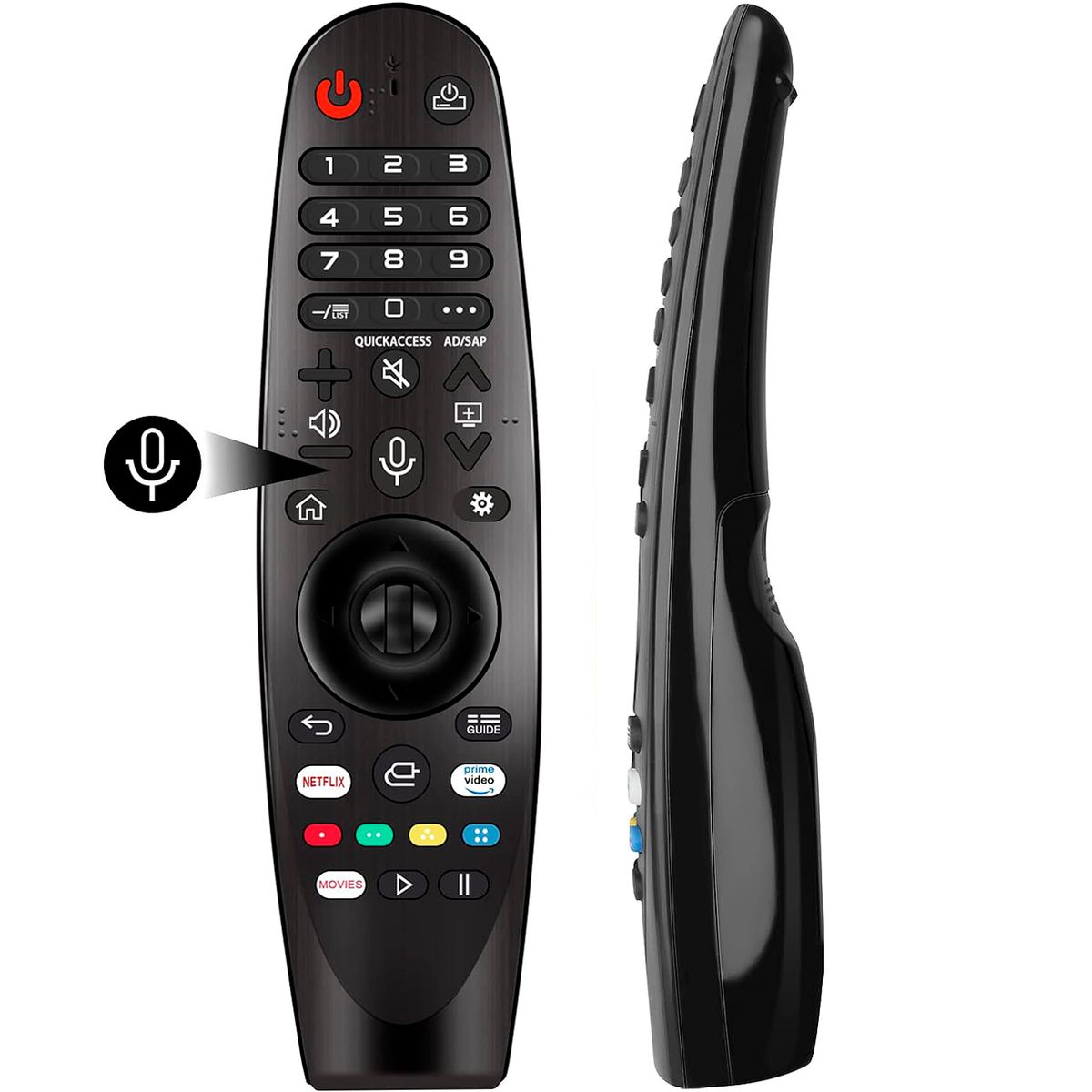 GENERICO - Control Remoto Comando Por Voz Magik Para Tv LG Smart