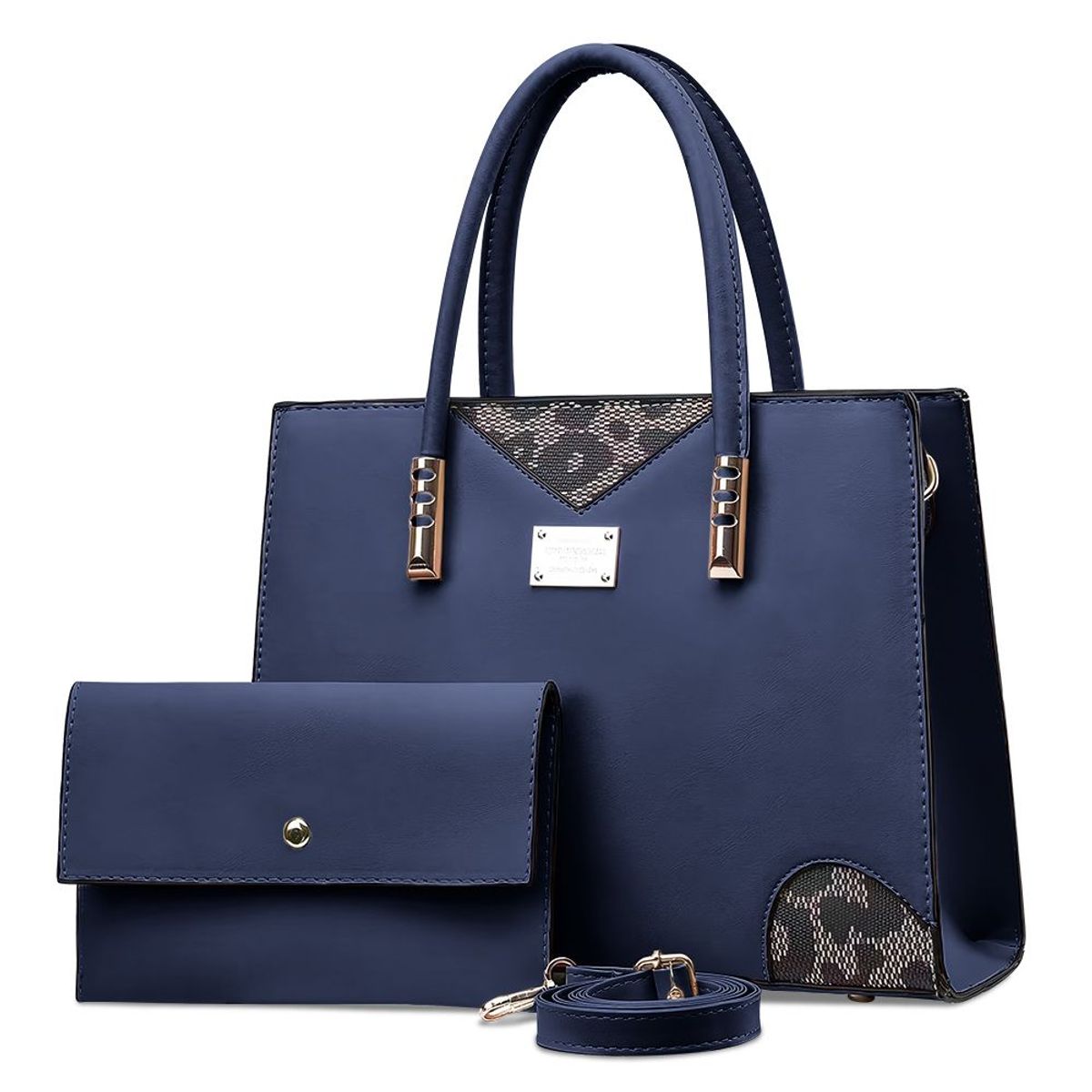 KELLER - Juego de Carteras Bolsos 2 Piezas L77 Azul