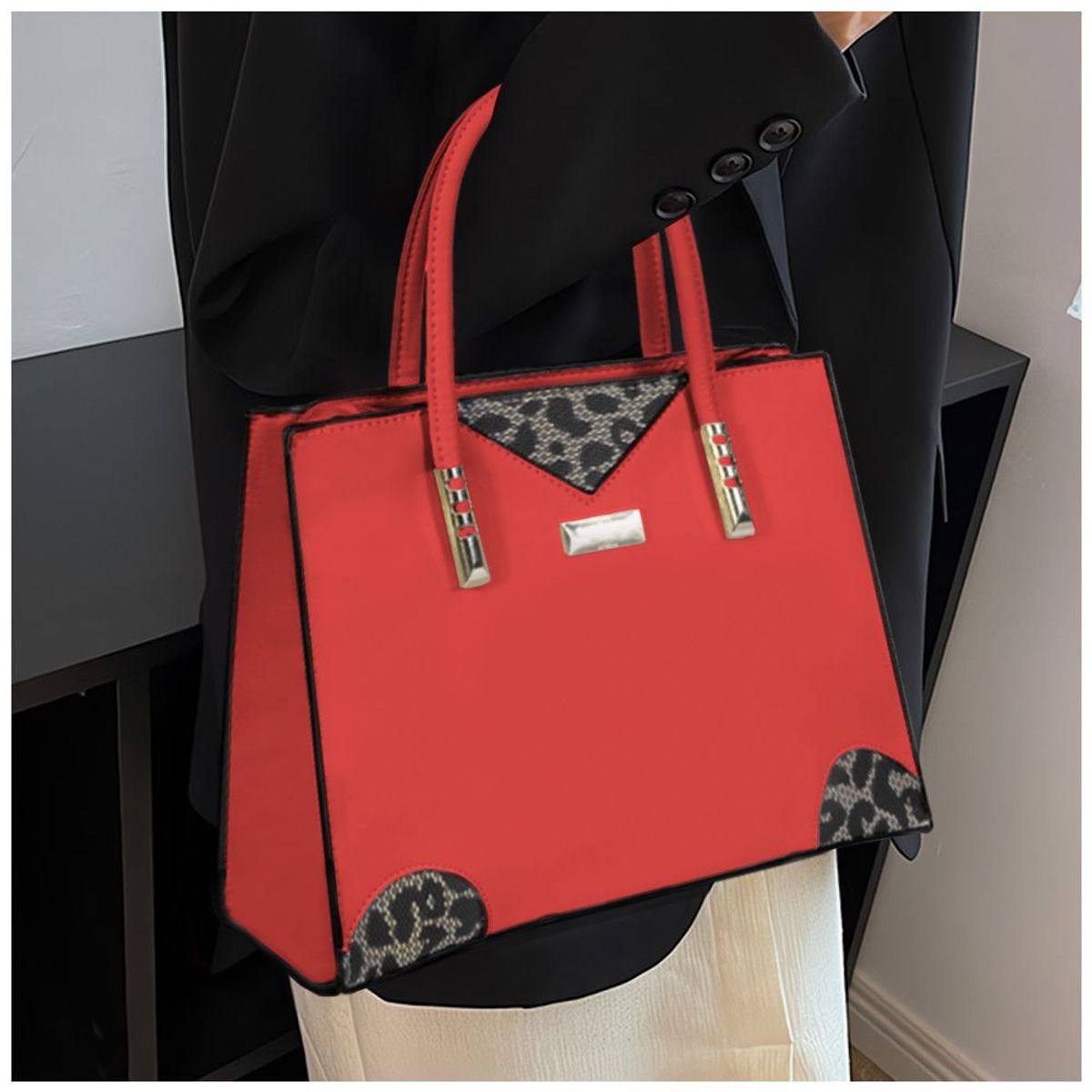 KELLER - Juego de Carteras Bolsos 2 Piezas L77 Rojo