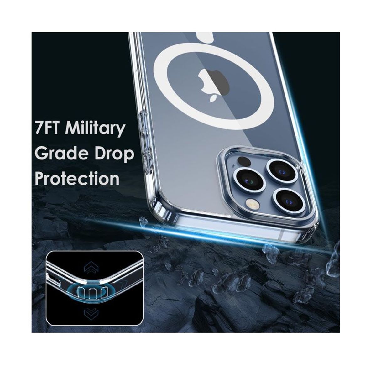 CASE - Case Protector Funda Antishock MagSafe Apple iPhone 15 PRO MAX