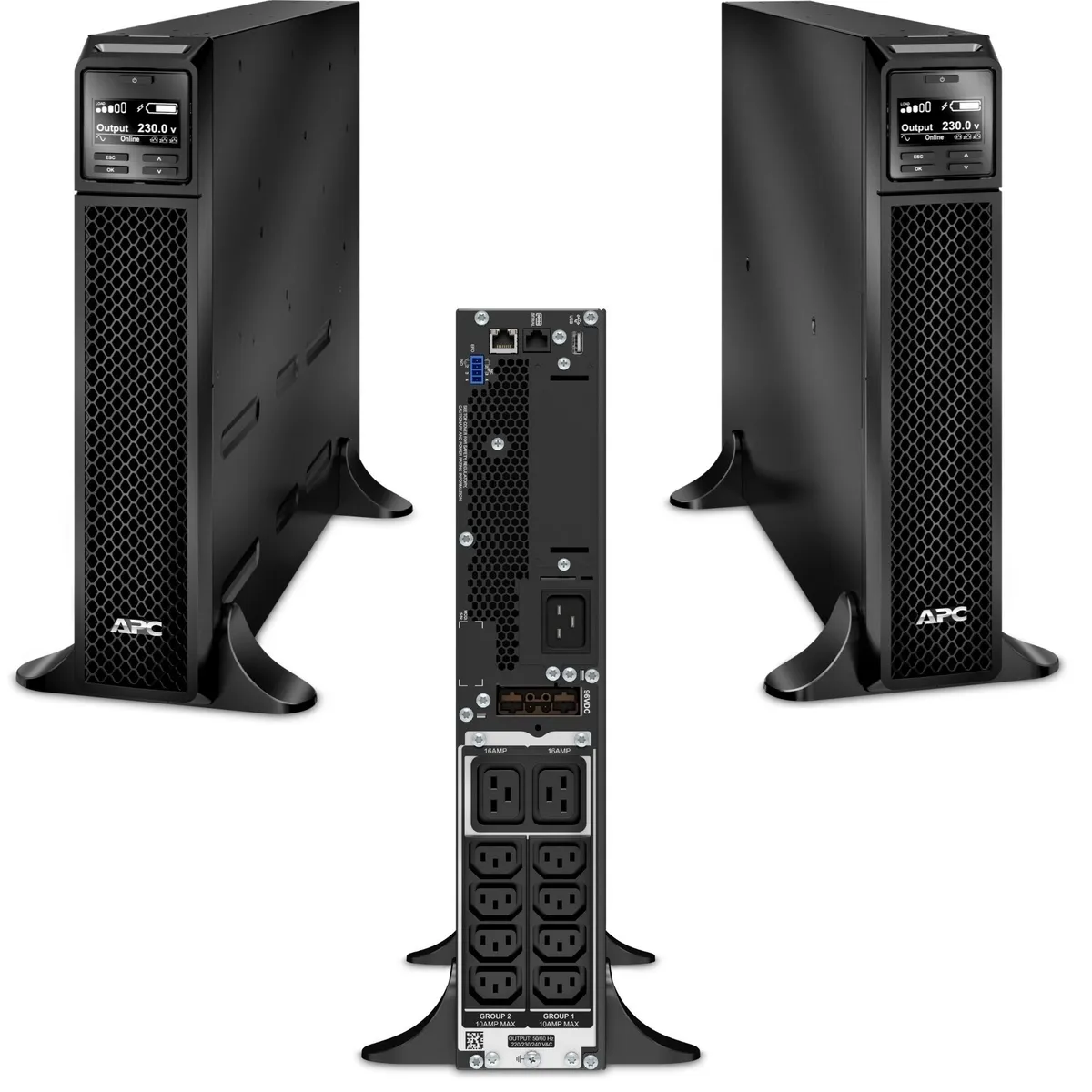 APC BY SCHNEIDER ELECTRIC - UPS 3000VA MODELO SRT3000XLI APC - 3 kVA/2.7 kW