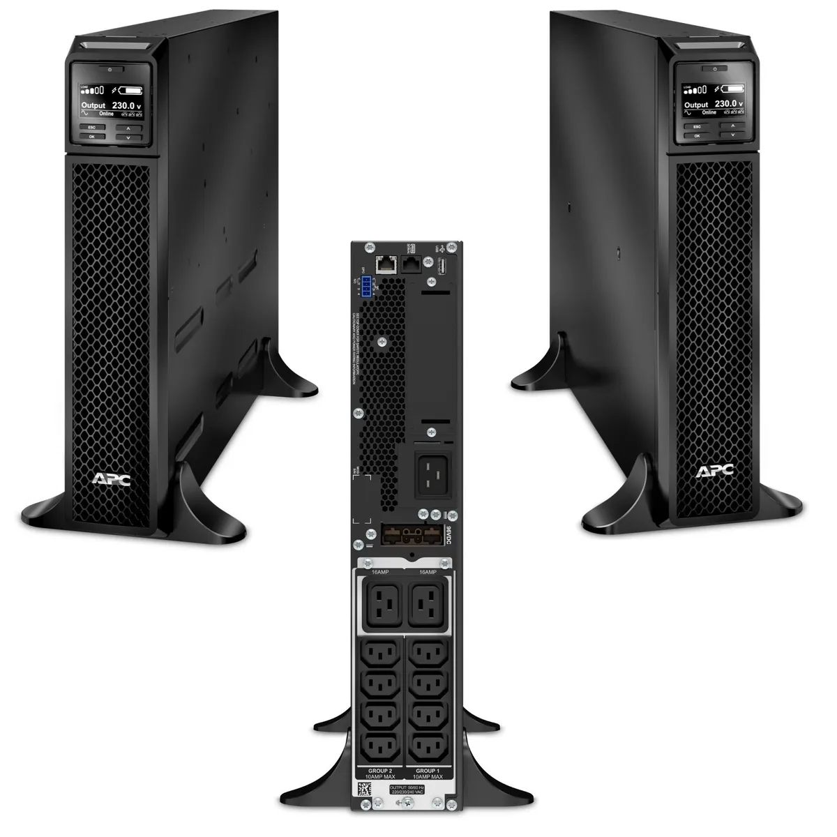 APC BY SCHNEIDER ELECTRIC - UPS 3000VA MODELO SRT3000XLI APC - 3 kVA/2.7 kW