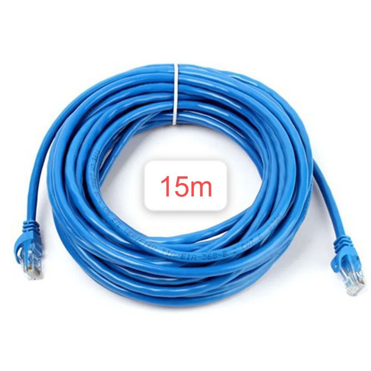 OEM - Cable Internet Red 15m Adaptador Rj45 CAT6 Ethernet UTP LAN Testeado