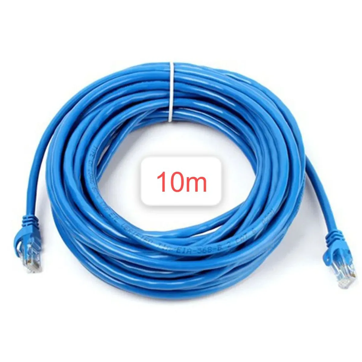 OEM - Cable Internet Red 10m Adaptador Rj45 CAT6 Ethernet UTP LAN Testeado