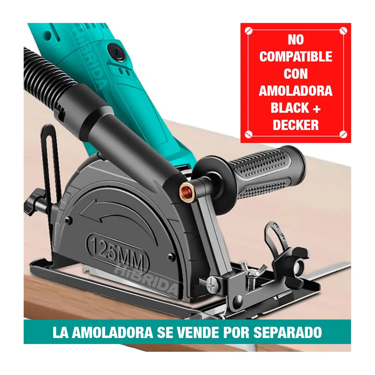 GENERICO - Adaptador De Amoladora a Sierra Circular Esmeril