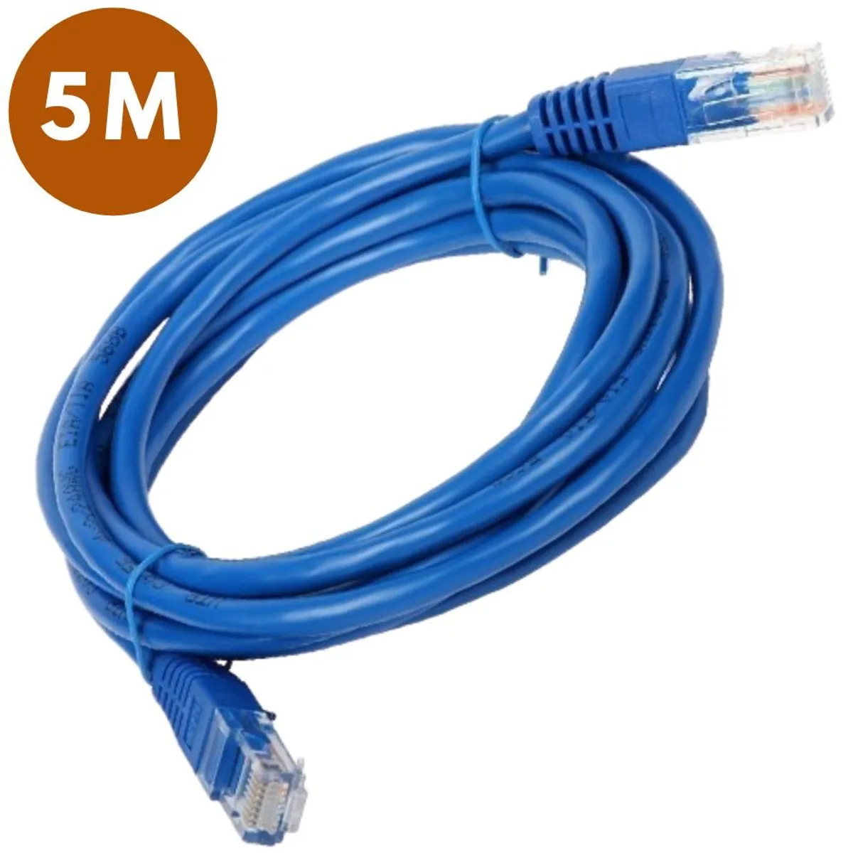 OEM - x2Cables Internet Red 5m Adaptador Rj45 CAT6 Ethernet UTP LAN Testeado