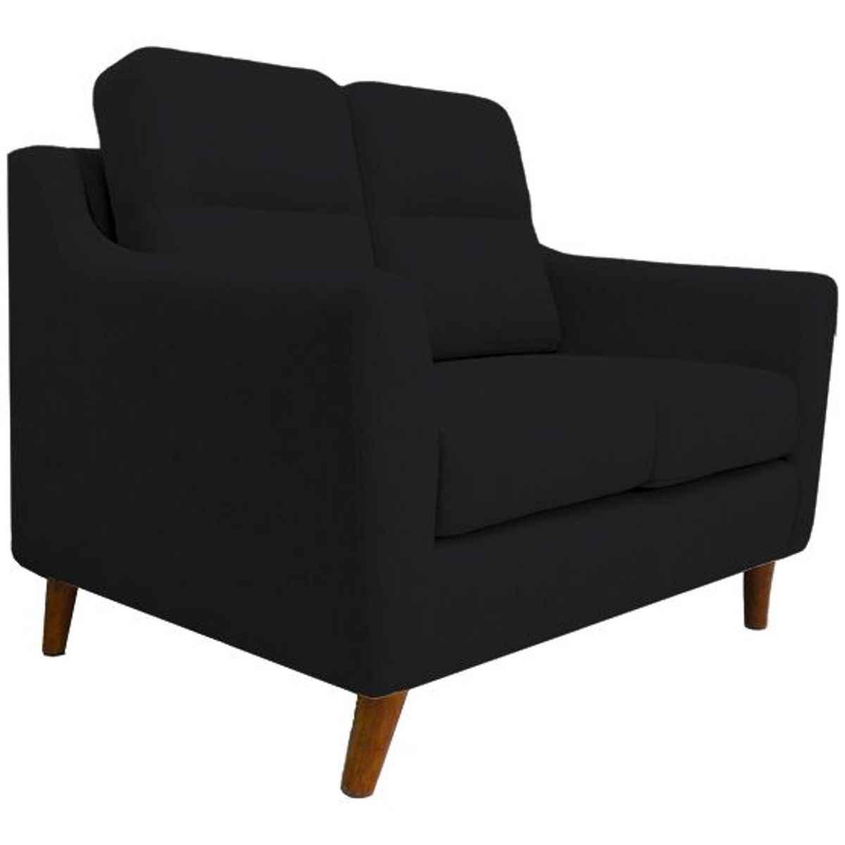 BARAKA HOME - Sofa 2 Cuerpos Florina - Negro