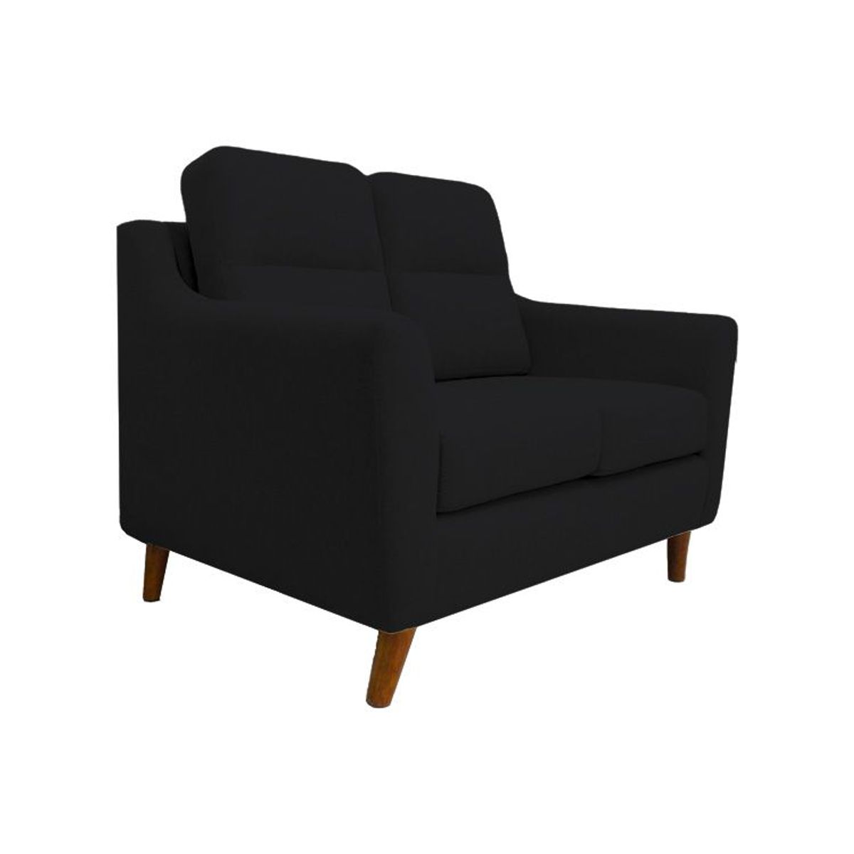 BARAKA HOME - Sofa 2 Cuerpos Florina - Negro