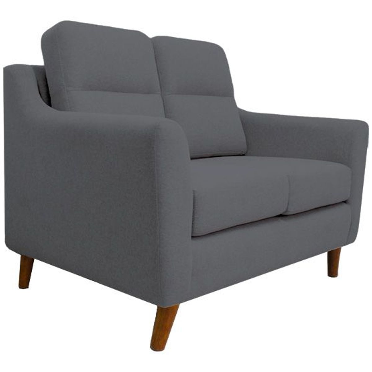 BARAKA HOME - Sofa 2 Cuerpos Florina - Gris Oscuro