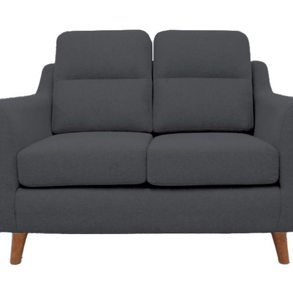 BARAKA HOME - Sofa 2 Cuerpos Florina - Gris Oscuro