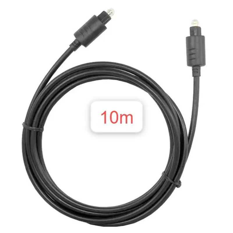 OEM - Cable Audio Digital Fibra Optica 10metros Macho para DVD PS4 Xbox 360