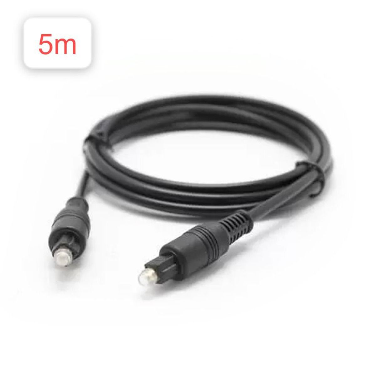 OEM - Cable Audio Digital Fibra Optica 5m metros Macho para DVD PS4 Xbox 360