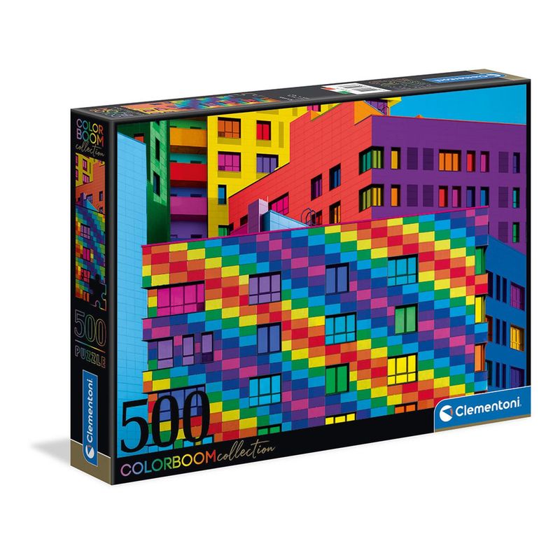 CLEMENTONI - ROMPECABEZAS X 500 PIEZAS, COLORBOOM - SQUARES