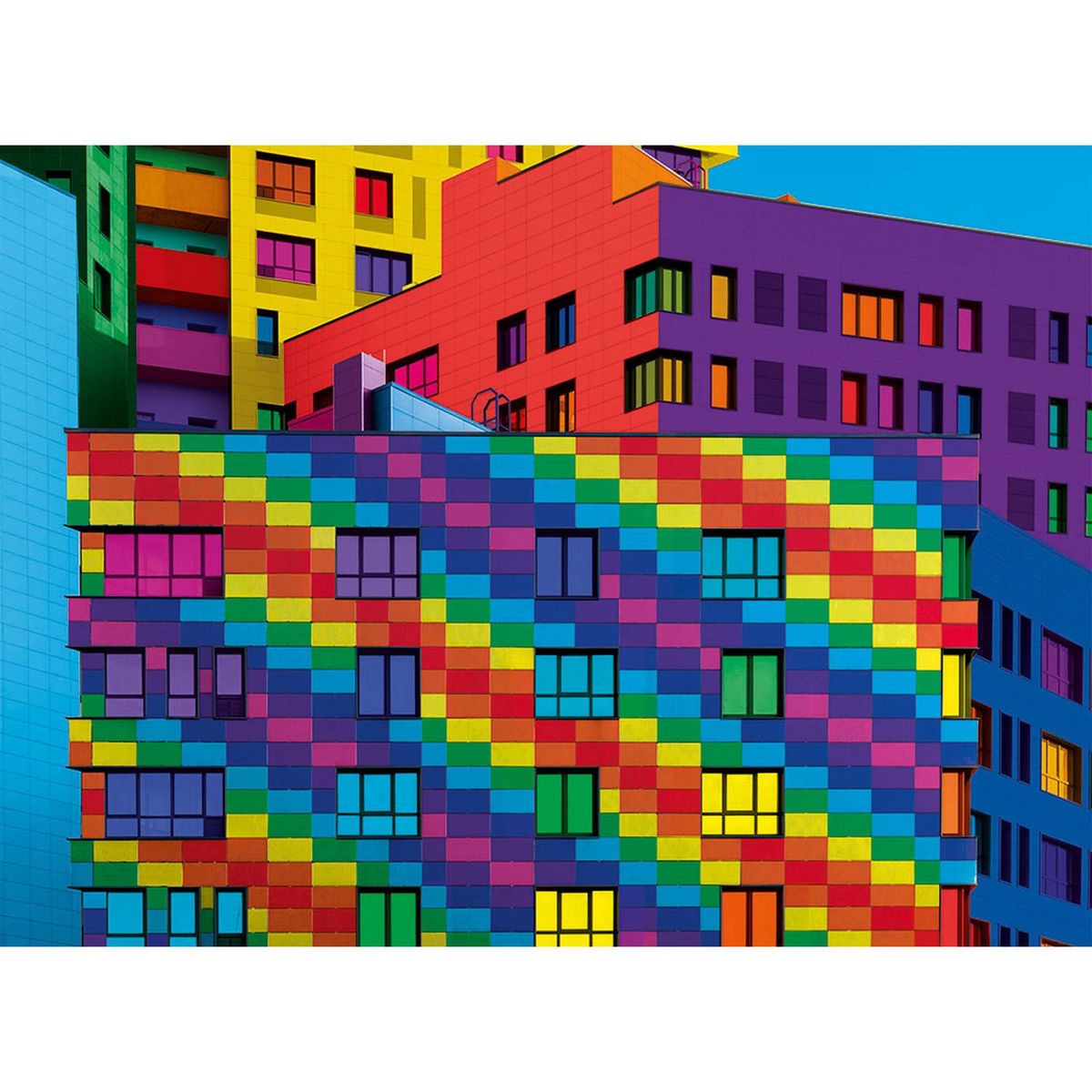 CLEMENTONI - ROMPECABEZAS X 500 PIEZAS, COLORBOOM - SQUARES