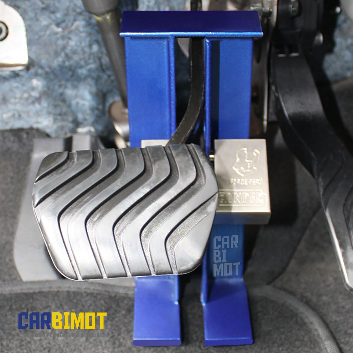 GENERICO - SEGURO BLOQUEO TRABA PEDAL VOLANTE TIMON COMBO  REGALO