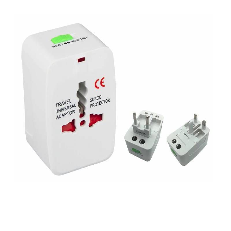 OEM - Adaptador Enchufe Universal Viajero Turismo 110V 220V