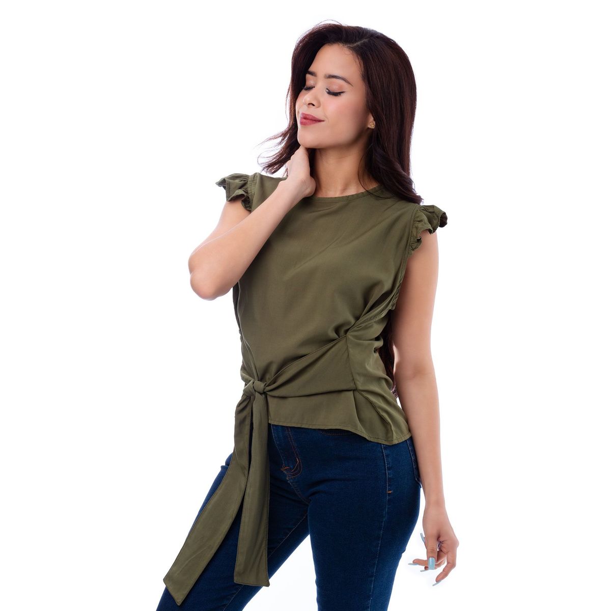 NEBULA - Blusa Eila - Nébula - Verde Oscuro