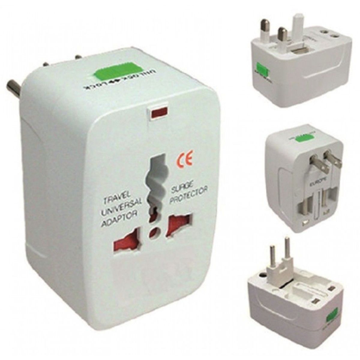 OEM - Adaptador Enchufe Universal Viajero Turismo 110V 220V