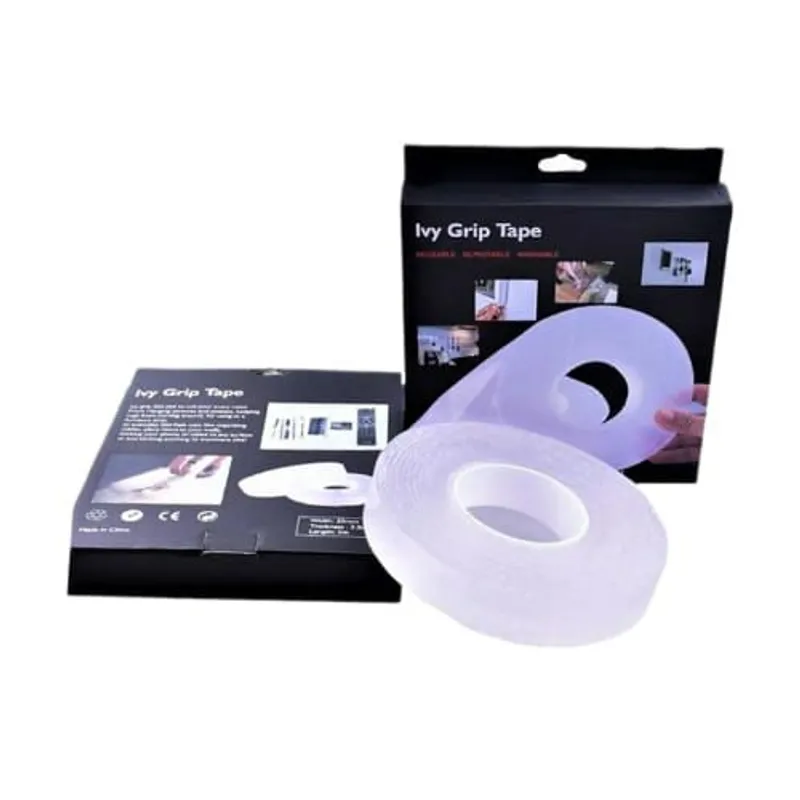 GENERICO - Cinta Doble Contacto Transparente y Adhesiva de 5metros.