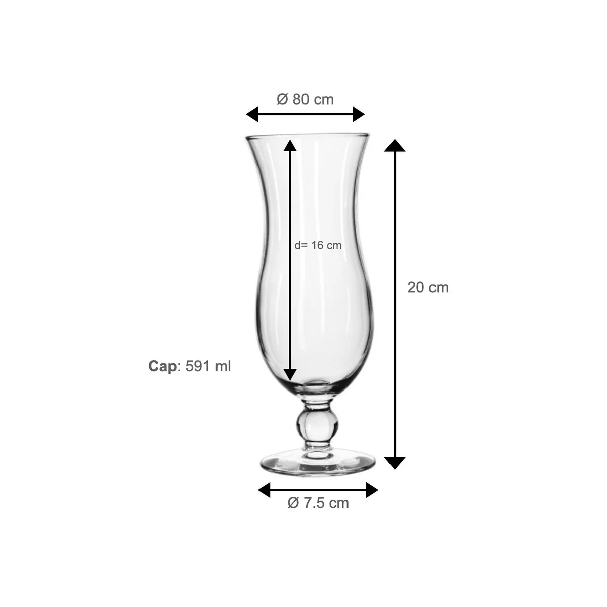 NADIR - Copa Huracan 591ml Bartender