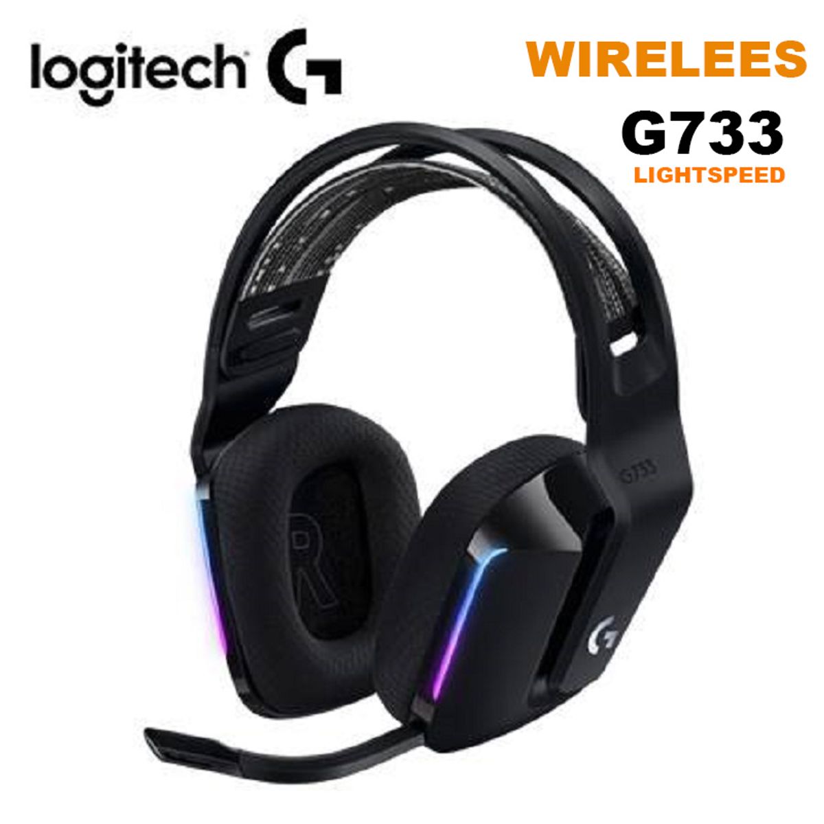 LOGITECH - Audifono Gamer Logitech G733 Lightspeed Negro