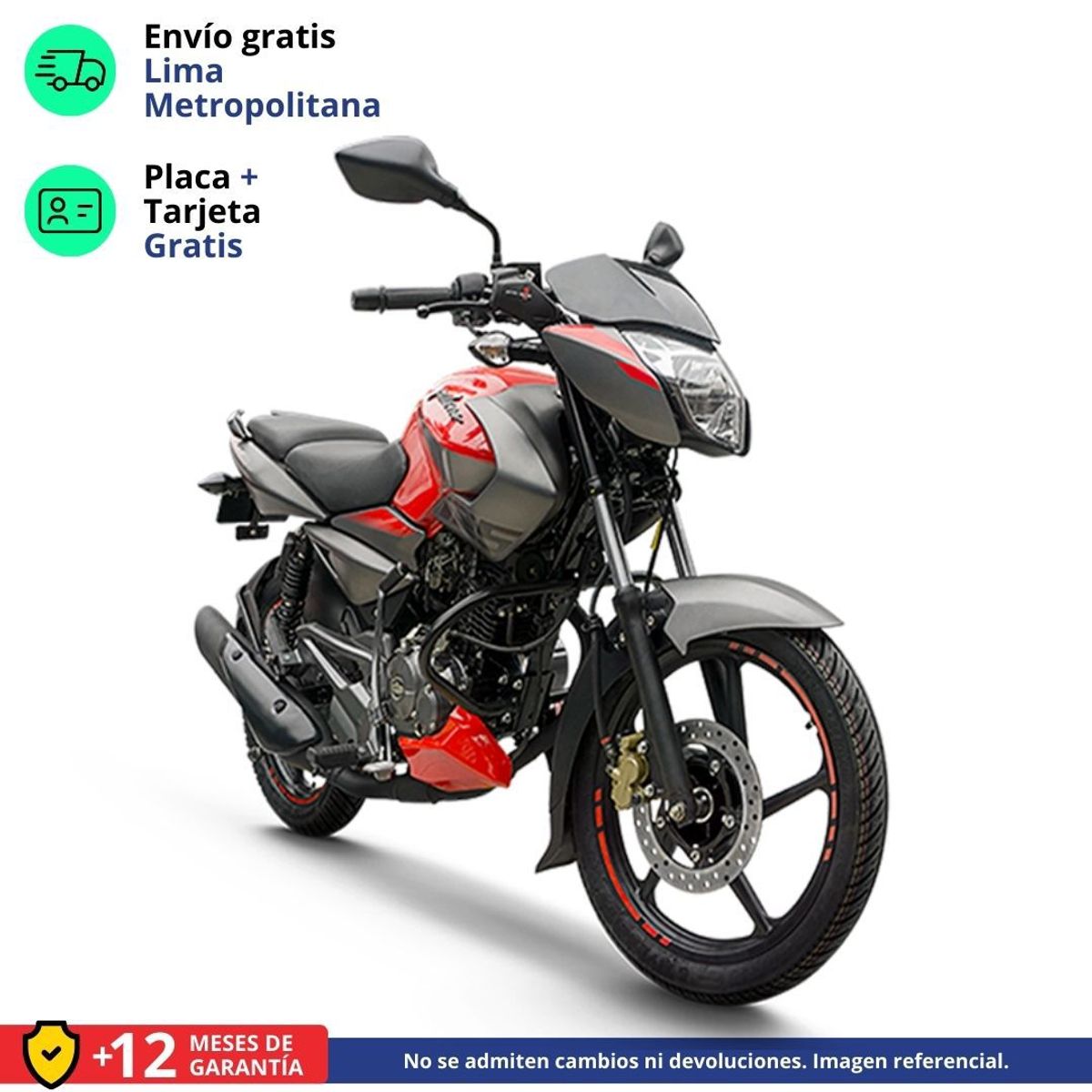 BAJAJ - MOTO PULSAR NS 125 - ROJO