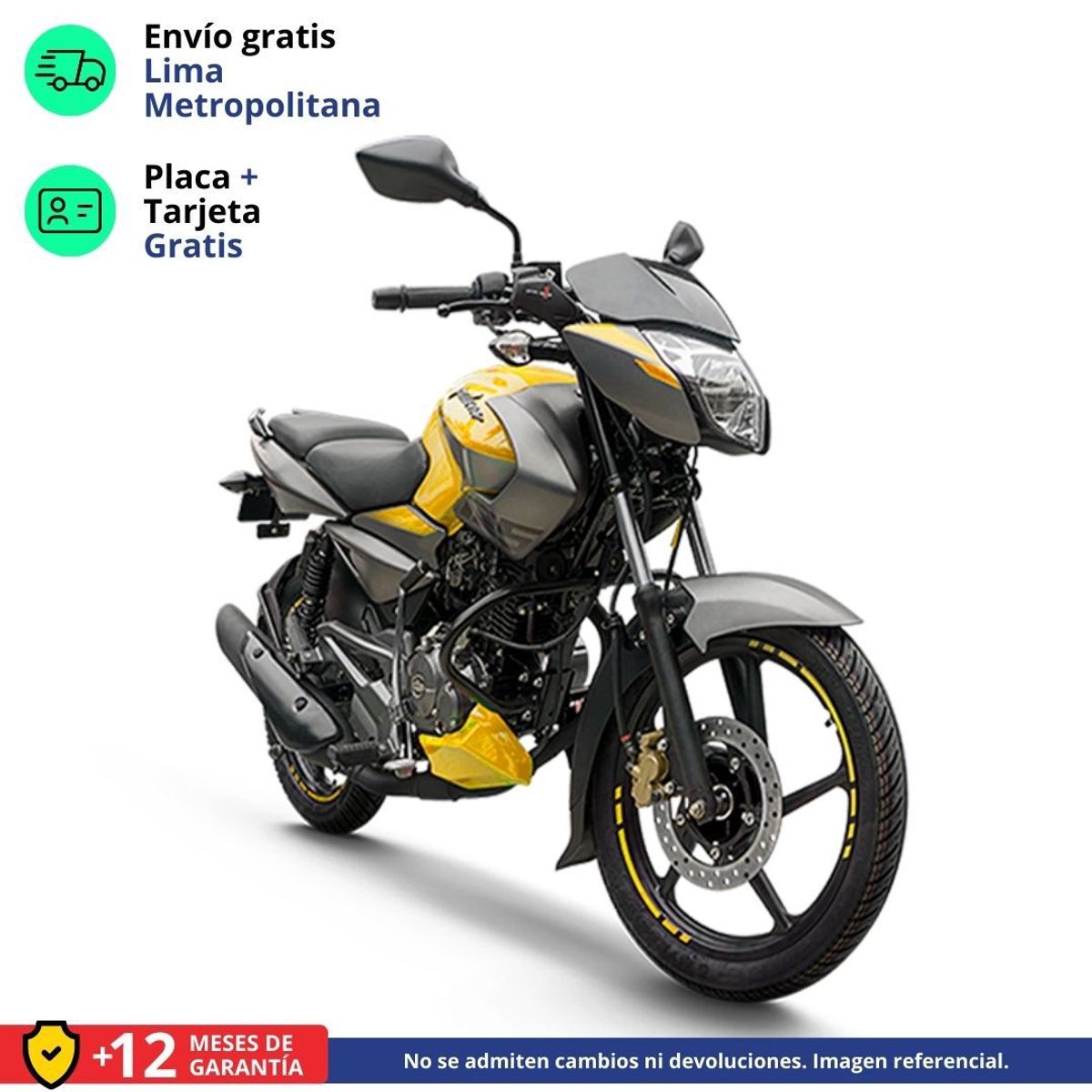 BAJAJ - MOTO PULSAR NS 125 - AMARILLO