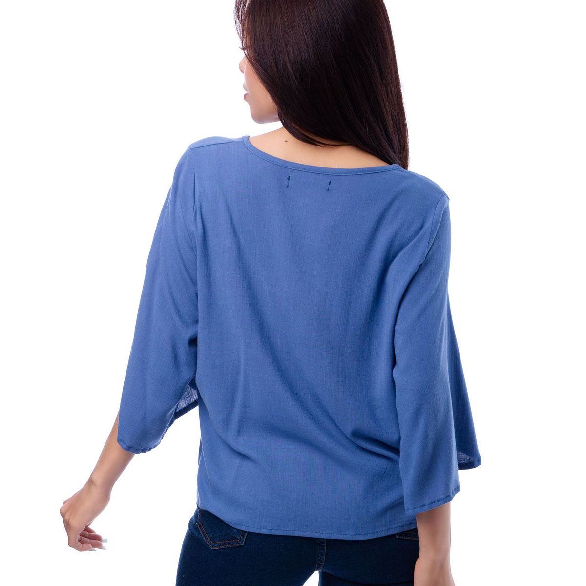 NEBULA - Blusa Nariel - Nébula - Azul