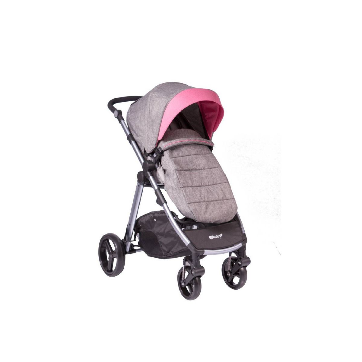 EBABY - Coche de paseo Ebaby Sarul Deluxe EB165 Rosado