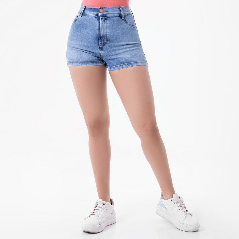 FITS ME - Short Denim Stretch Mujer Bryanah