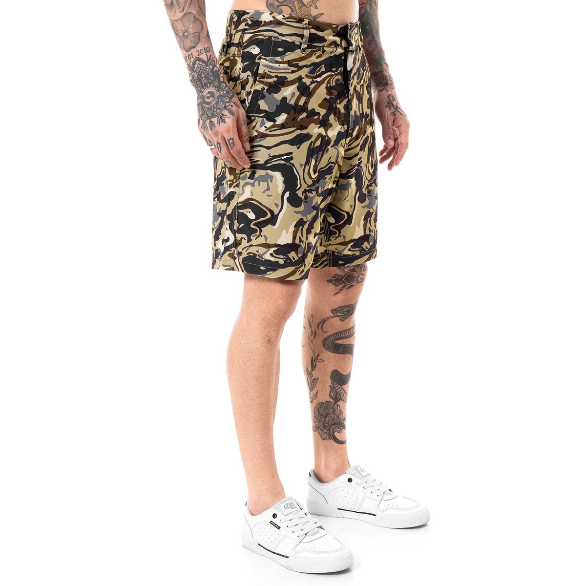 GZUCK - Shorts Sintetica Hombre Hybrid Toliver