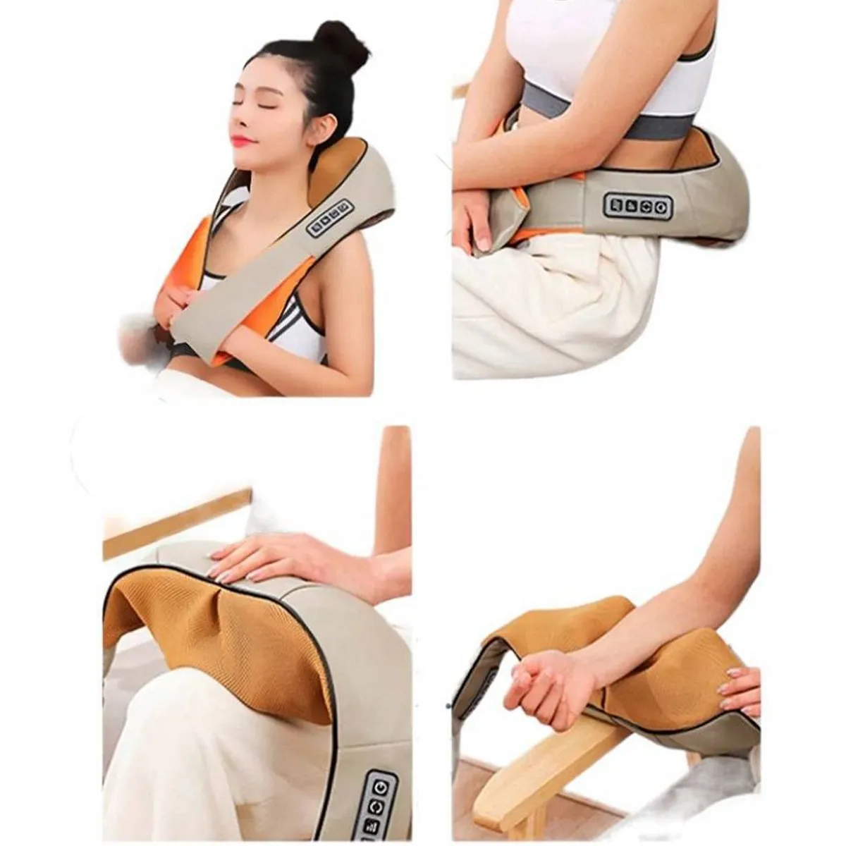 GENERICO - Masajeador Cuello Espalda Hombros Calor Infrarrojo