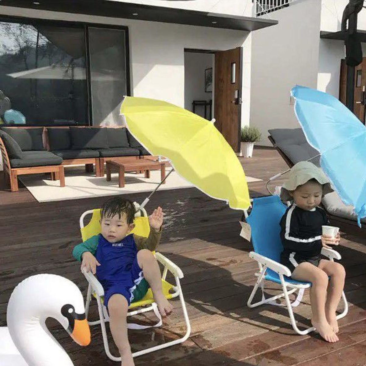 INSPIRA MARKET - Silla de Playa Camping Terraza Plegable para Bebes y Niños