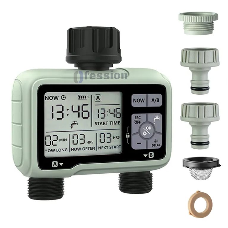 Temporizador Digital Riego Automatico Timer Electronico Jardin planta ...