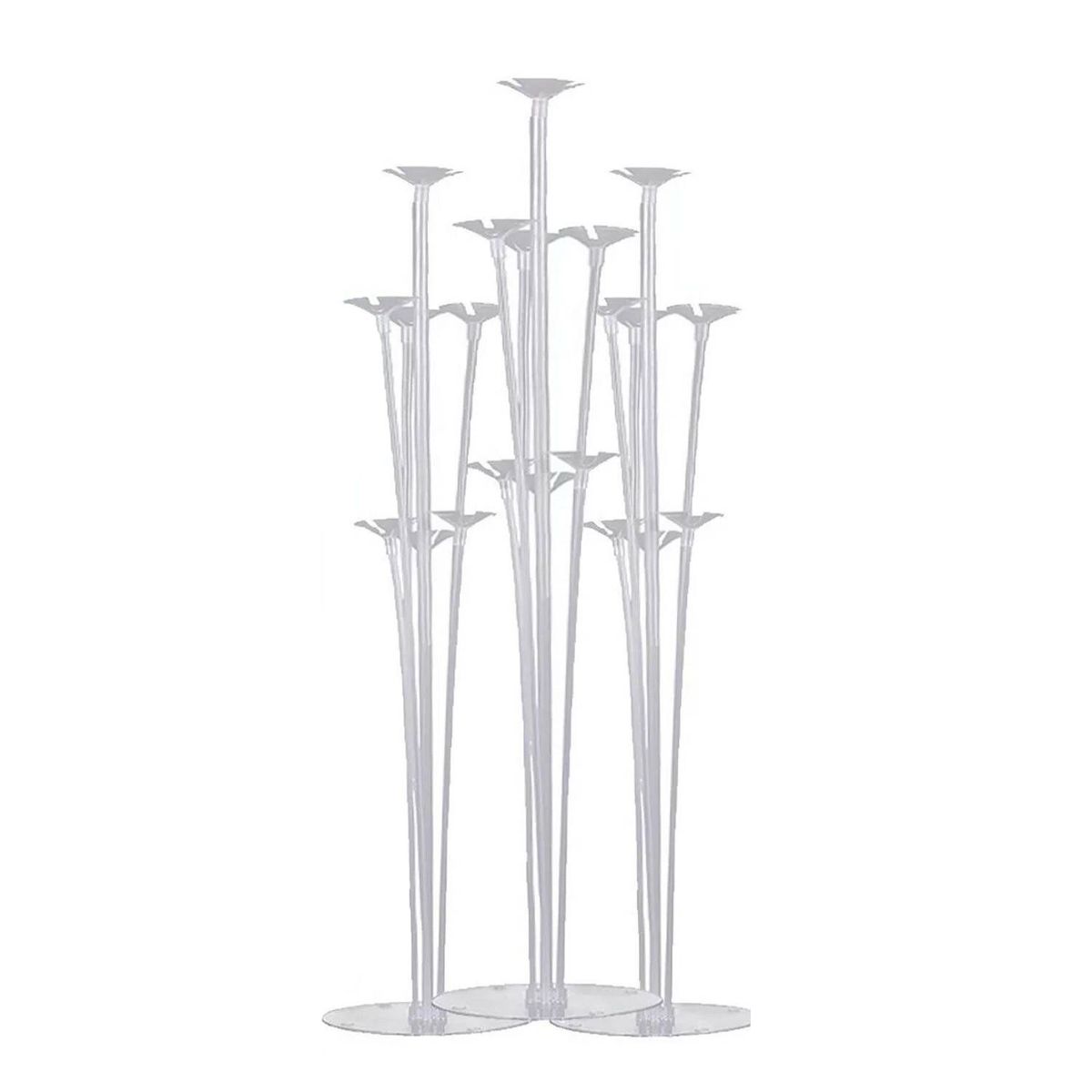 DENISASAA - Base Pedestal Porta Globos Centro Mesa Cotillón 3 Piezas