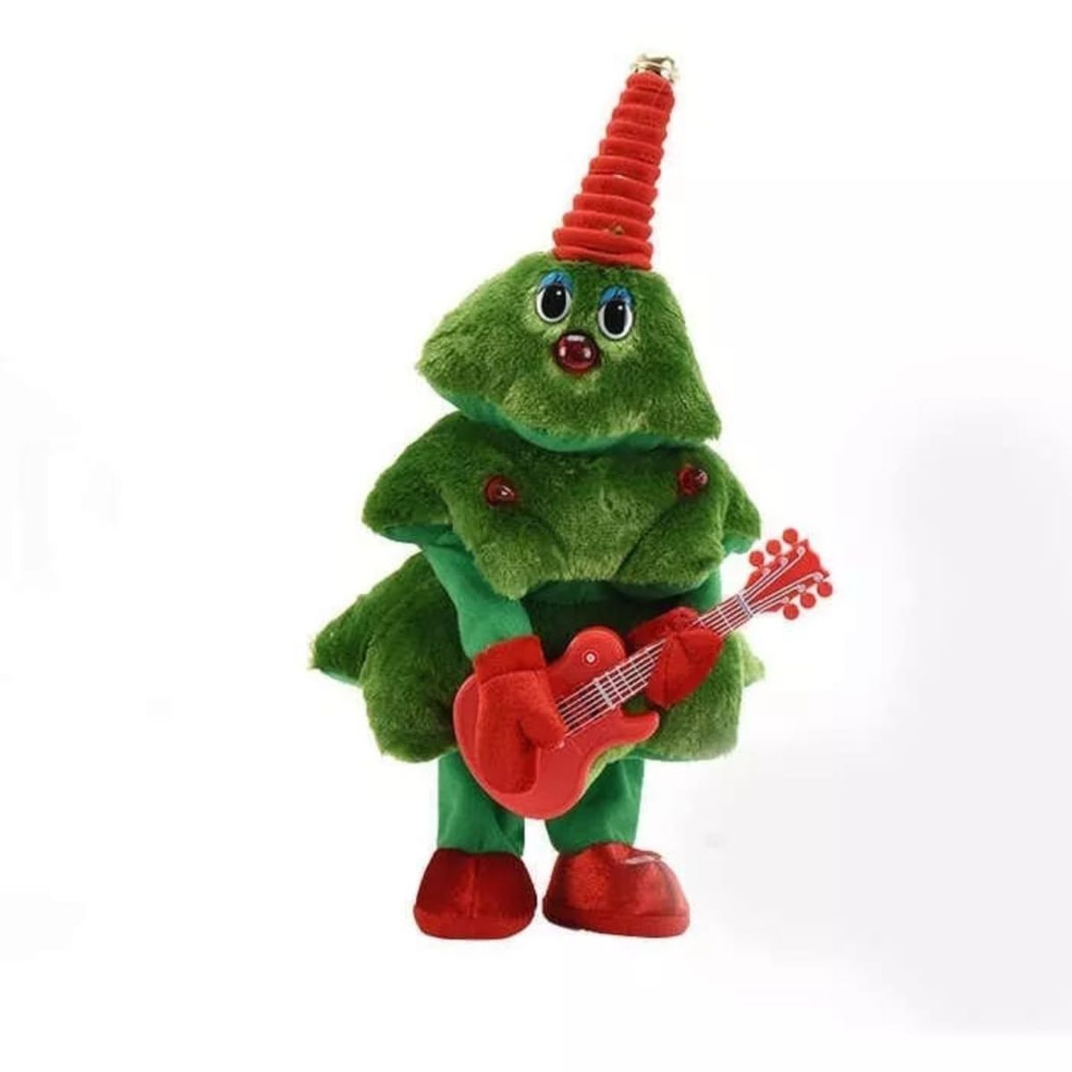GENERICO - ARBOLITO DE NAVIDAD BAILARIN CON LUCES Y SONIDO CON GUITARRA