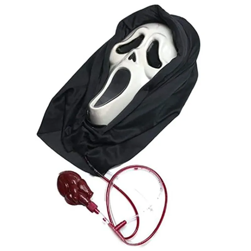 GENERICO - Máscara Halloween Scary Movie Fantasma Con Efecto Sangre