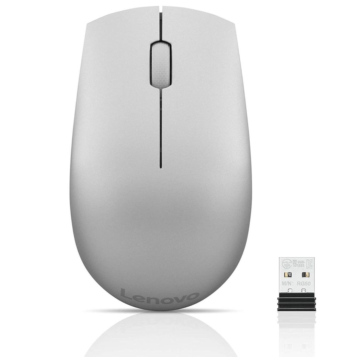 LENOVO - Mouse Lenovo 530 Ambidextro RF inalámbrico Óptico Plata - GY50Z18985