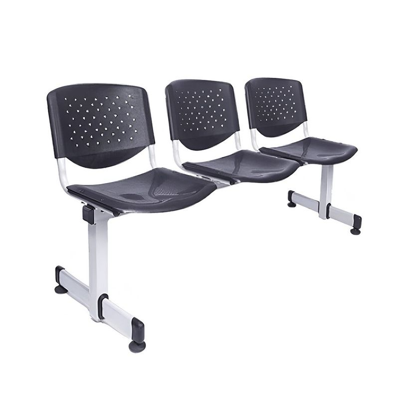 SILLARY - Banqueta de espera Marca Sillary SIL-BANC3 Negro