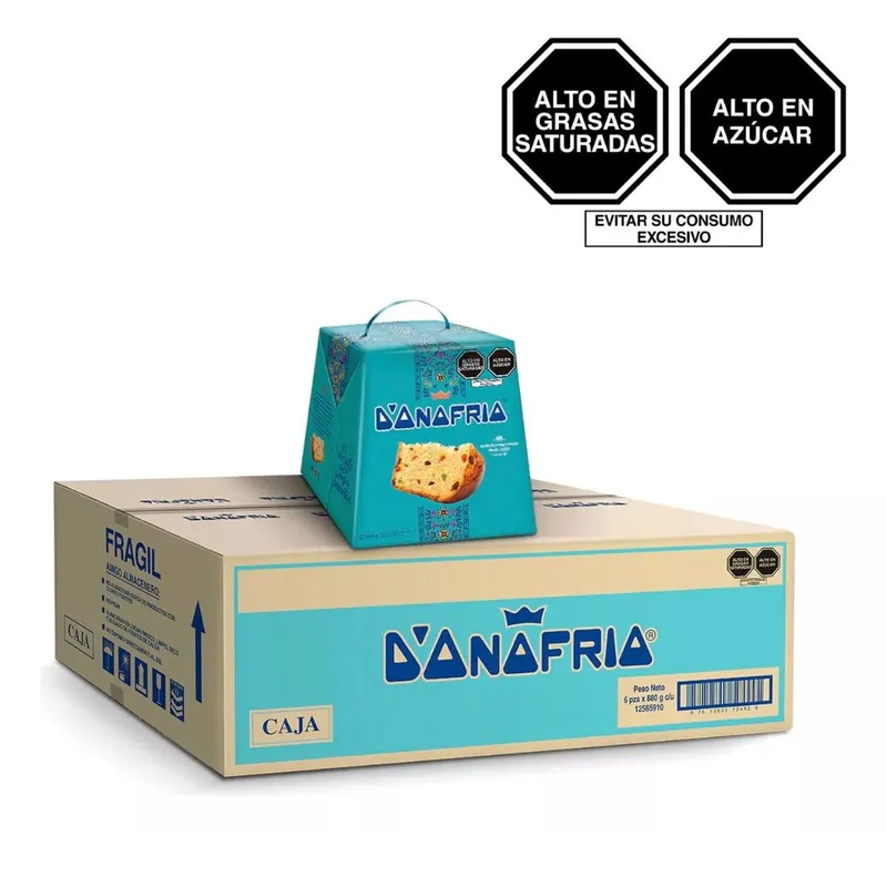 D'ONOFRIO - Paneton D'onofrio Caja 880 Gr - Caja X 6 Uni