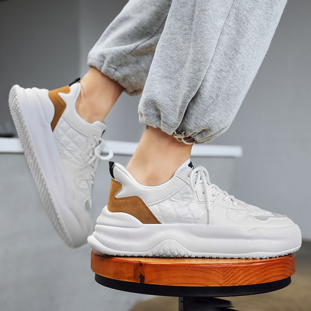 SHANDIAN - Zapatillas deportivas hombre zapatos running