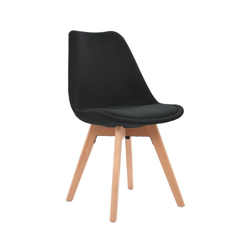 BONNO - Silla De Diseño Ghost Negro Bonno