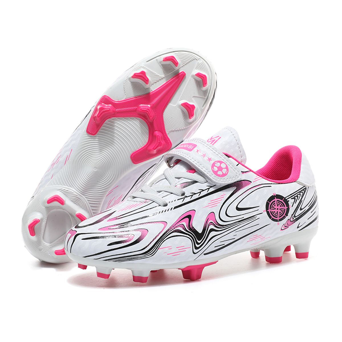 SHANDIAN - Zapatos de futbol ni?o FG zapatillas de futbol unisex ni?o