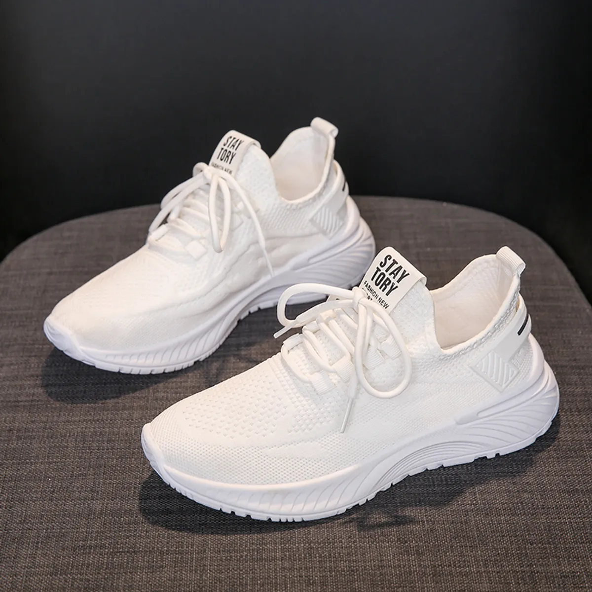 SHANDIAN - Running Mujer Zapatillas Deportivos Plataforma