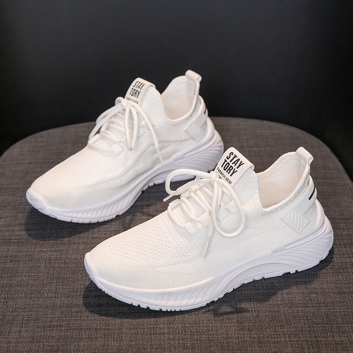 SHANDIAN - Running Mujer Zapatillas Deportivos Plataforma